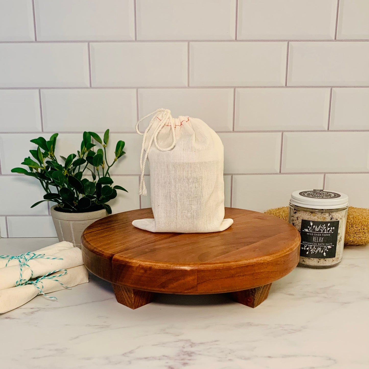 Cotton Muslim Bath Tea Bag