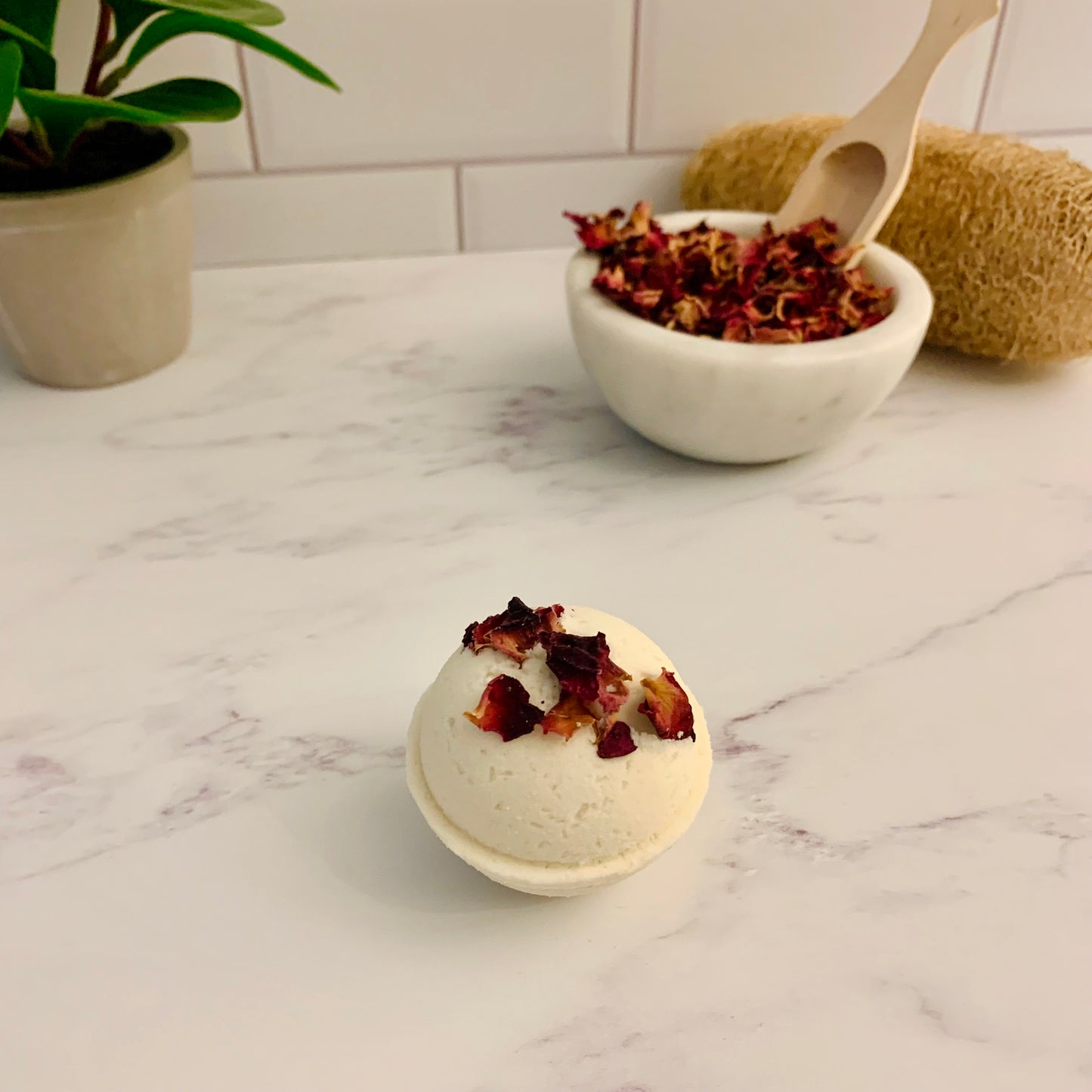 ROSE + GERANIUM Bath Bomb