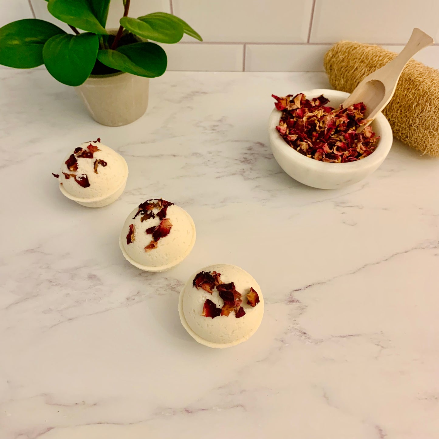 ROSE + GERANIUM Bath Bomb