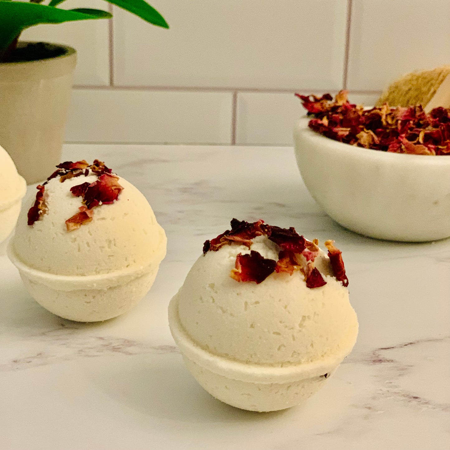 ROSE + GERANIUM Bath Bomb