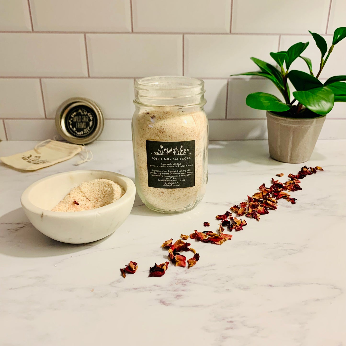 ROSE + MILK Bath Soak