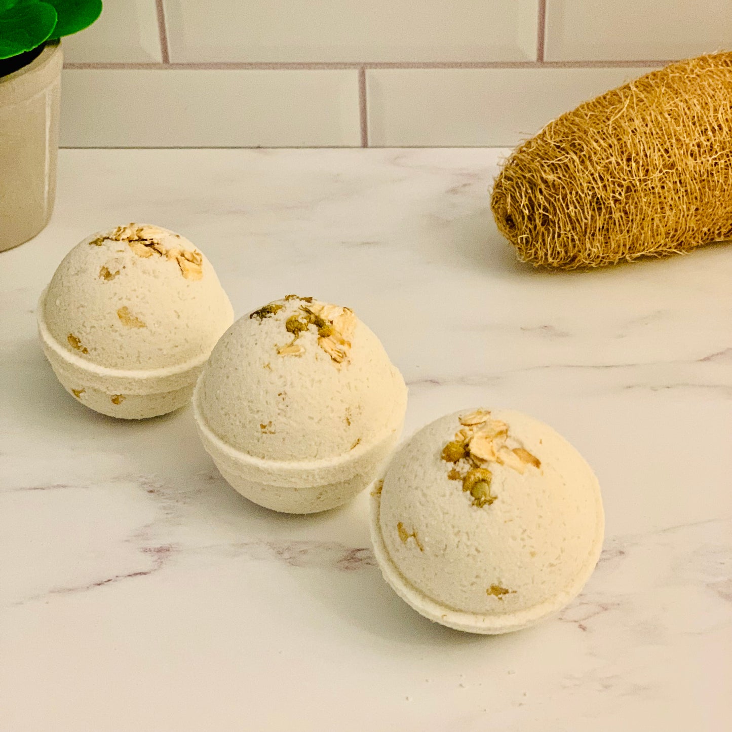 OATMEAL + CHAMOMILE Bath Bomb